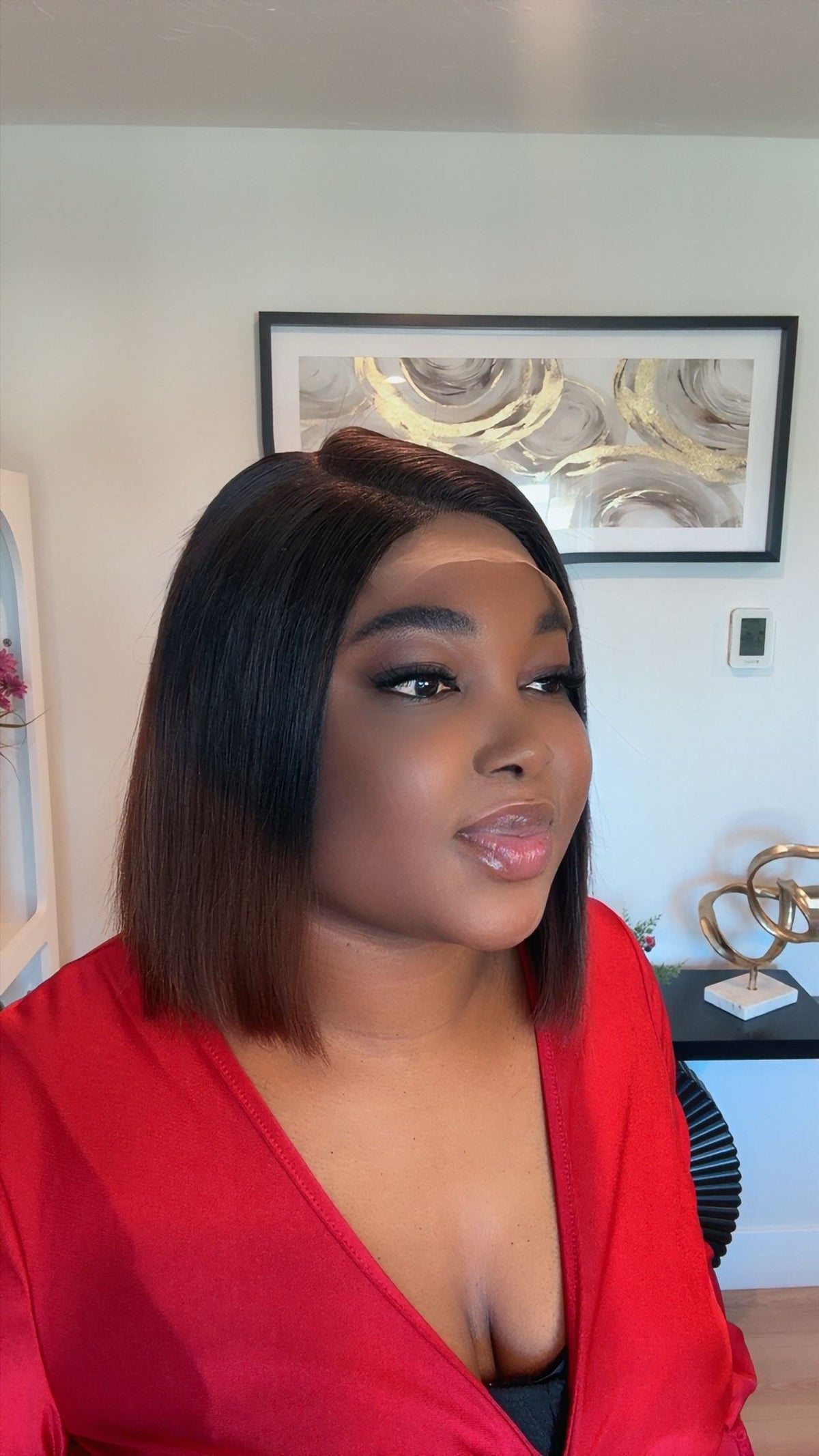 Deal No 4 - 10” Sleek Ombre Bob Wig – 5x5 HD Closure- glueless wig