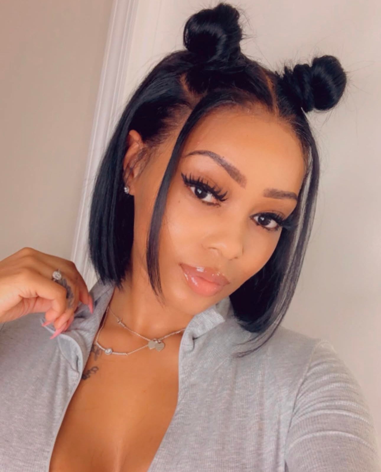 Deal 9 (10”glueless frontal bob wig)