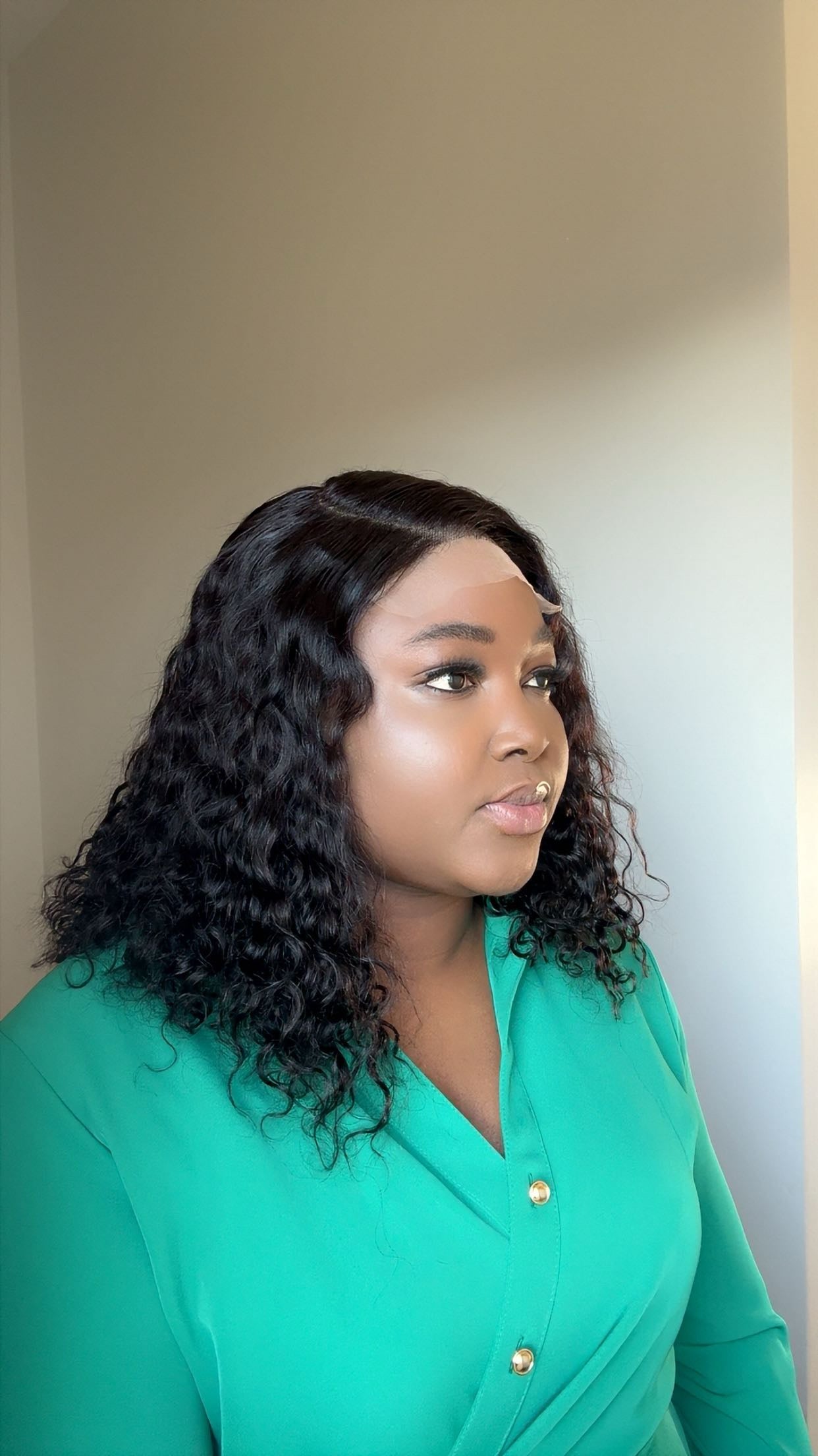 Deal No - Glueless water wave curls 16”