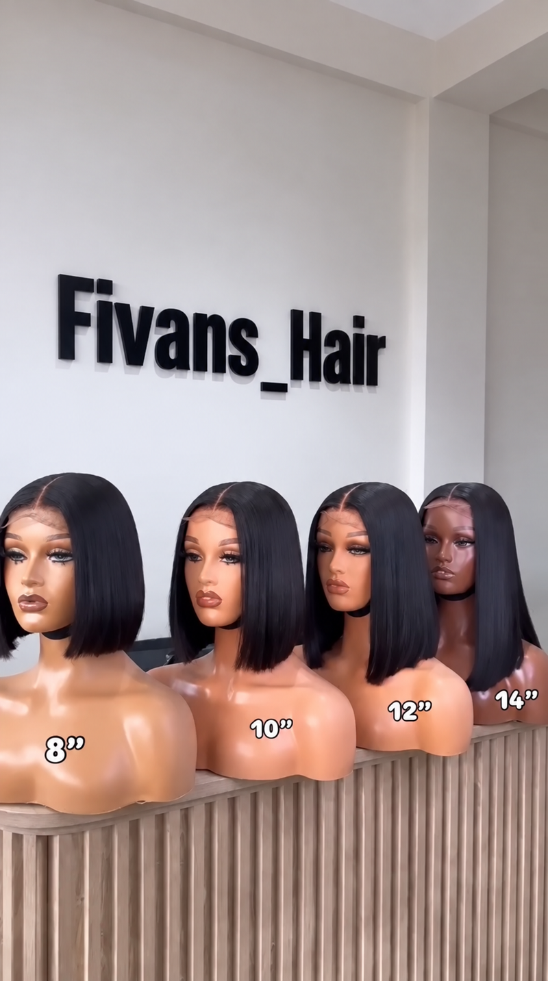 Deal No 2- Glueless bob wig 5*5 HD lace wear and Go wig