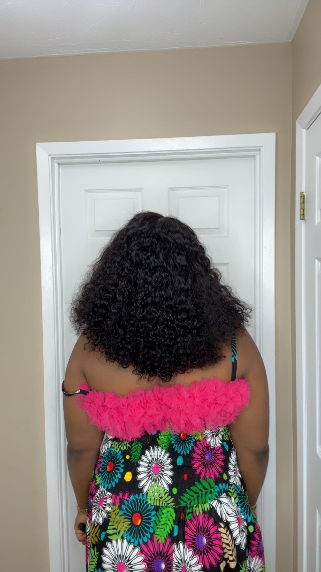 Glueless water wave curls 14”
