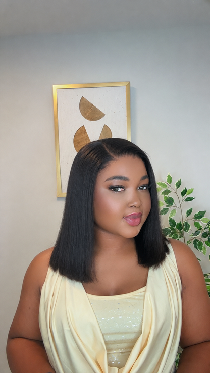Deal No 2- Glueless bob wig 5*5 HD lace wear and Go wig