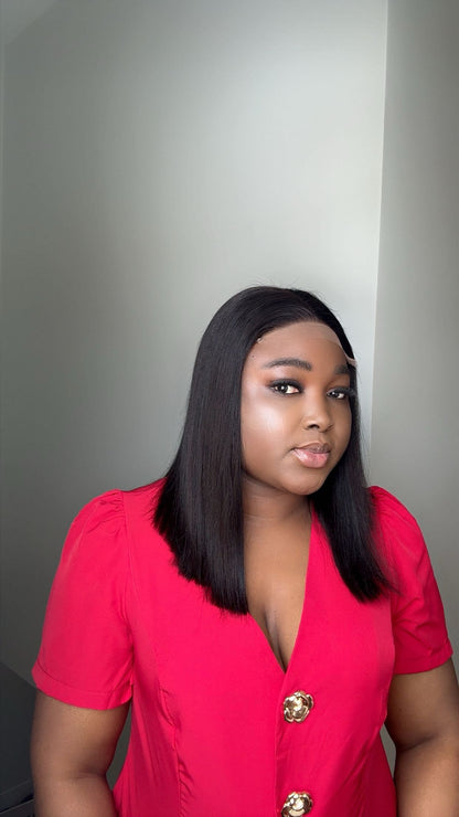 Deal No 10 - 5*5 glueless 14” straight. Wear & go