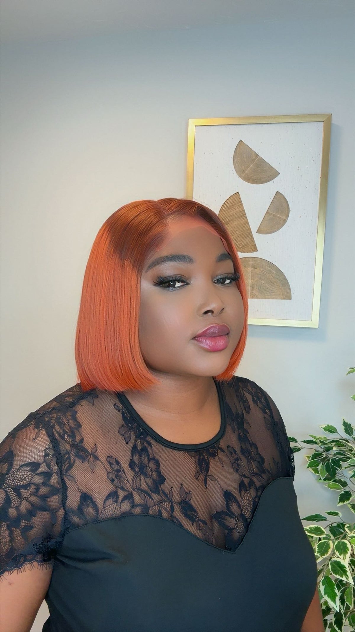 Deal No 6- 8” bob wig with 5*5 HD lace closure lagos hairline