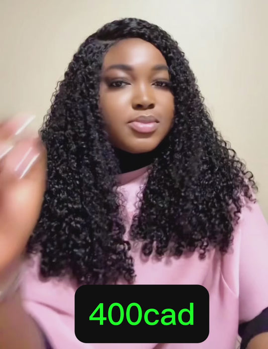 Deal No 41 - 22”| Natural Color | 100% Virgin Human Hair| Wear and Go wig
