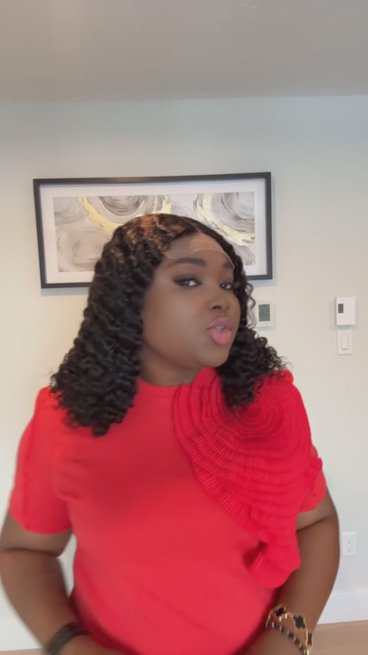 Deal No 28 - 16” Soweto curls… suppler full when combed out. 200g 5*5 closure