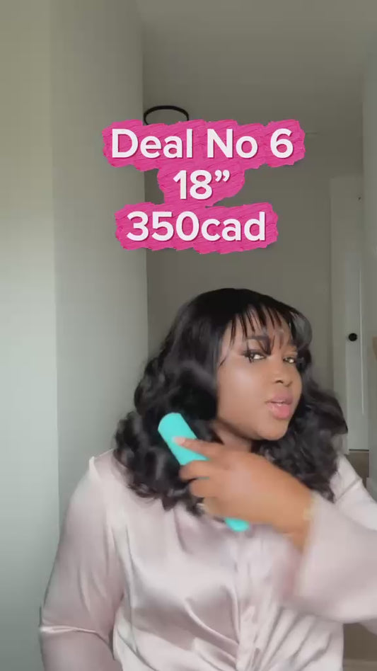 Deal No 6 -- 18'' fringe  lose bouncy curl