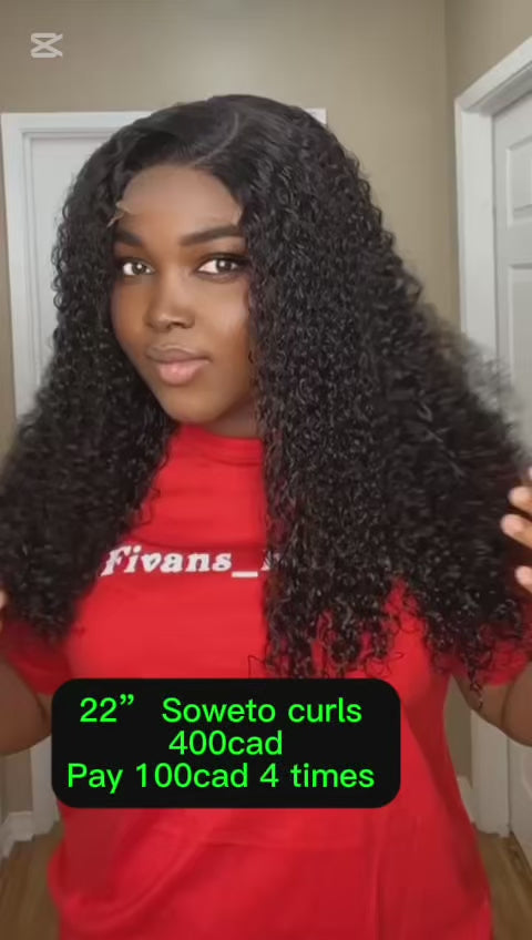 Soweto curls 22” glueless wig wear and go wig