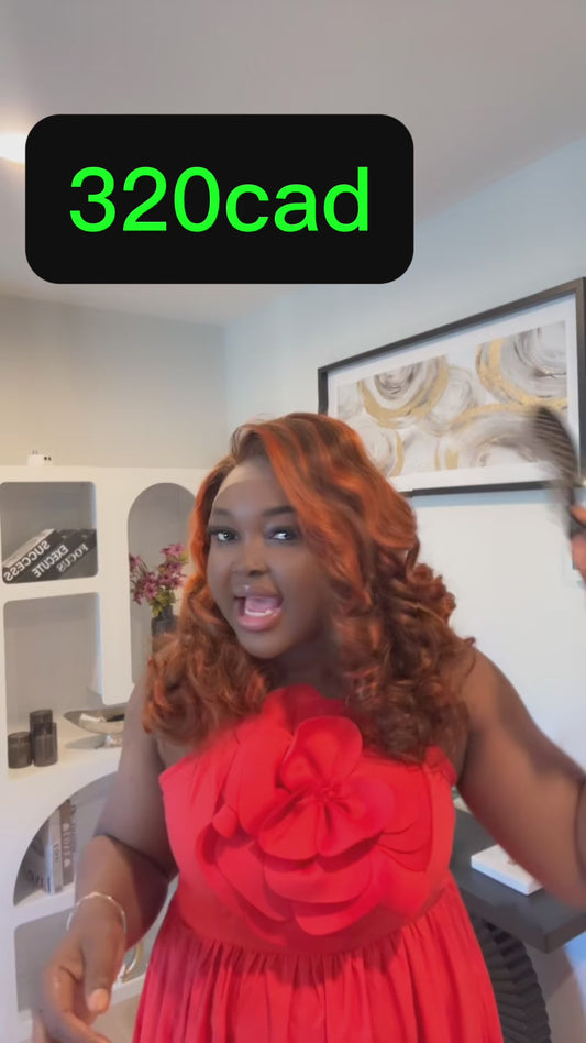 5x5 HD Lace Closure Wig – 18” Chestnut Brown Bouncy Curls | 100% Human Hair| wear n Go